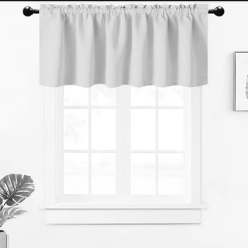 Штора фиранка короткая 150x60см Белый