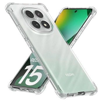 Чехол Fiji Proof для Xiaomi Redmi Note 15 5G прозрачный бампер с усиленными бортами Transparent
