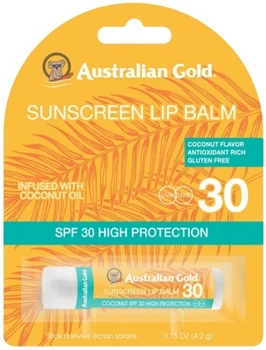 Сонцезахисний бальзам для губ Australian Gold H SPF 30 LIP BALM BLISTER - COCONUT