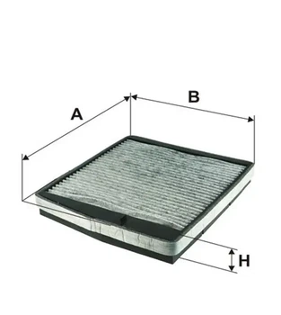 Фільтр салону WP9101/K1126A вугільний (вир-во WIX-FILTERS) WIX FILTERS WP9101