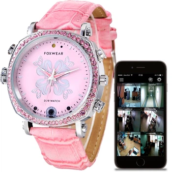 Смарт-часы с камерой 5MPX XPRO WatchFOX ELEGANT PINK с встроенным авторегистратором WiFi и встроенной памятью 8Gb