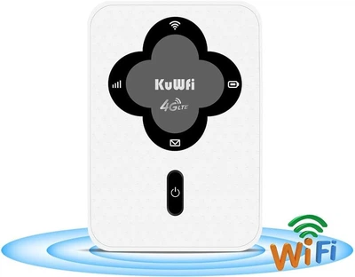 Мобильный маршрутизатор KuWFi WLAN с SIM-картой, 4G LTE