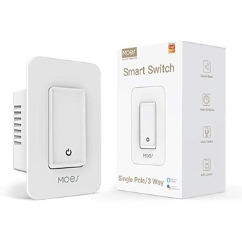 3-полосный/однополюсный интеллектуальный коммутатор Wi-Fi MOES