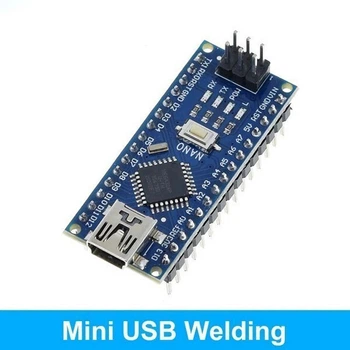 Отладочная плата Arduino Nano v3.0 Blue MiniUSB Welding - 663767