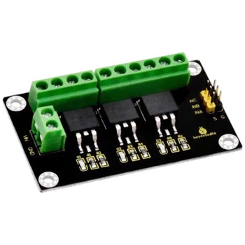 3-х канальний MOSFET модуль на IRF540NS для Arduino від Keyestudio - 607374