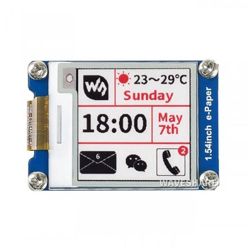 Трехцветный Waveshare E-Ink модуль дисплея 1.54" 200x200 - 411567