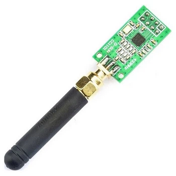 Приемопередатчик 433MHZ на базе CC1101 с антенной, зелёная плата - 518417