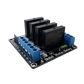 Релейный модуль Arduino 4 Channel 12V SOLID State Relay Module Low Level Trigger - 675231