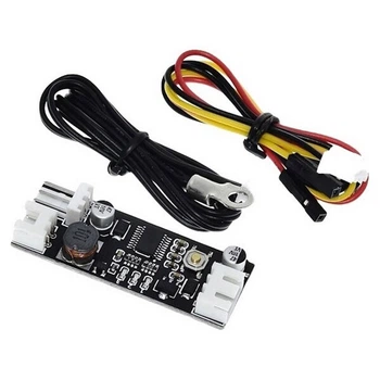 Одноканальный регулятор оборотов PWM 12V с датчиком температуры - 447734