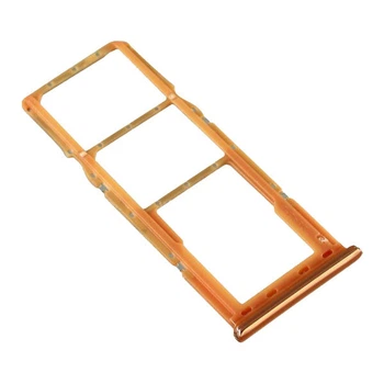 Держатель SIM-карты Samsung A536 Galaxy A53 5G, С разъемом на карту памяти, Золотой - 281141