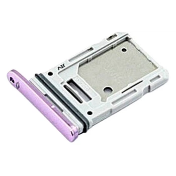Держатель SIM-карты Samsung G780 Galaxy S20 FE, С разъемом на карту памяти, Фиолетовый - 242505
