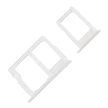 Держатель SIM-карты Samsung G570 Galaxy J5 Prime / G610 Galaxy J7 Prime, С разъемом на карту памяти, Белый - 190584