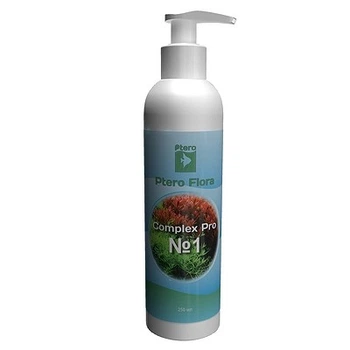 Полное комплексное удобрение для аквариумных растений Ptero Flora Complex Pro №1 2в1, 250мл