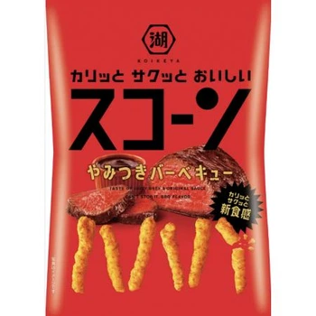 Кукурудзяні снеки Koikeya Scorn Yamitsuki BBQ Flavor 73 грам