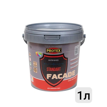 Фарба акрилова FACADE STANDART Protex 1л