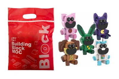 Конструктор Smiling Critters герої (Building Block MOC) в асортименті