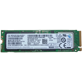 Накопичувач Samsung PM981 512GB M.2 2280 NVMe PCIe Gen3 x4 TLC OEM (MZVLB512HAJQ-000L7) Б/В