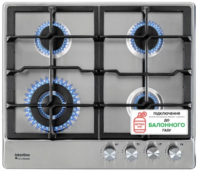 Варильна поверхня газова INTERLINE HGS 763 FGT XM FLAME