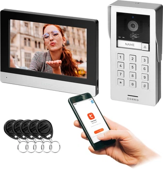 Zestaw wideodomofonowy ORNO GAYD Silver (OR-VID-MA-1080/B)