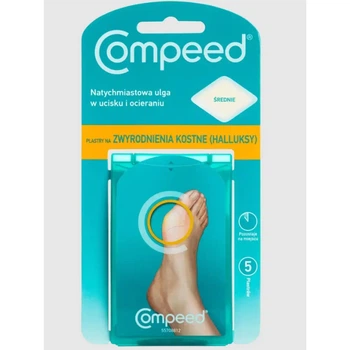 Compeed (Компід) пластирі для кісточки на стопі, 5 шт — захист від тертя та знеболення