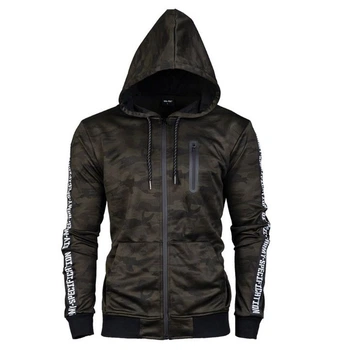Кофта тактична Mil-Tec Tactical Hoodie Training Zipper XL Woodland (11446120-905-XL)