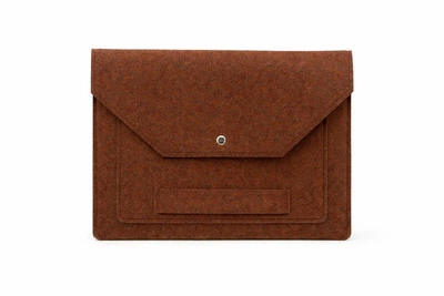Чохол для ноутбука GUDZYK 13"- 13,6" Коричневий / для Macbook, HP, Lenovo та ін.