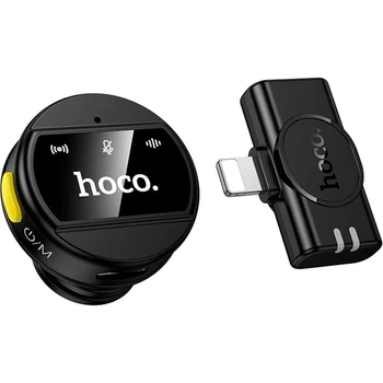 Микрофонная радиосистема Hoco L21 Charm Lightning Black [158611]