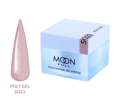 Полигель Moon Full для наращивания ногтей Poly Gel №SQ23 30 мл