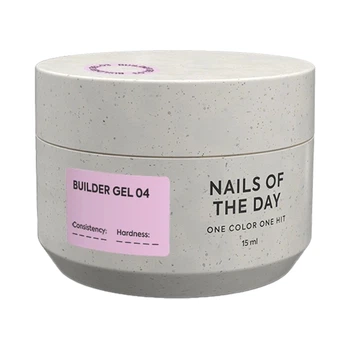 Гель Nails Of The Day для наращивания ногтей Builder Gel 04, 15 мл