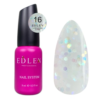 Гель Edlen Water Acrygel Glitter #16 9 мл