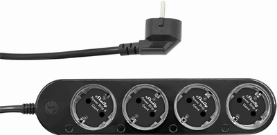 Подовжувач Shelly Power Strip 4 Gen4 1.5 m Black (FG3800238070571)