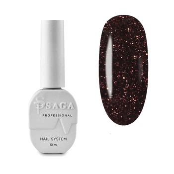 Гель-лак SAGA professional светоотражающий Fiery gel #24 10 мл