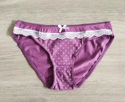 Трусы женские Altedo хлопок кружево бикини Карина XL лиловый (500_7)