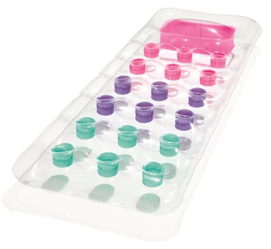 Materac plazowy Bestway z okienkiem 188 x 71 cm Przezroczysty 43040 (5908220473954)