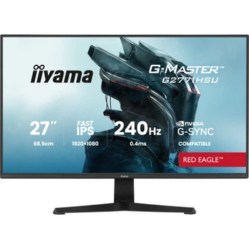 Монітор 27" 16:9 Ігровий IPS РК, 1920х1080, 0.4 мс (MPRT), 240 Гц, 350 кд/м2, AdaptiveSync/G-Sync, H G2771HSU-B1