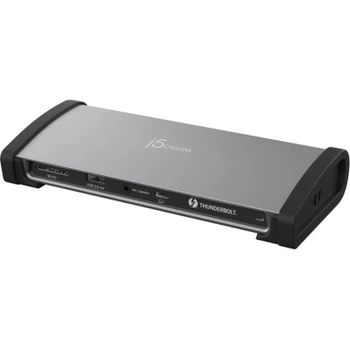 Порт-репликатор J5create Dock-Station USB-C 11-in-1 (Thunderbolt/PD/картридер/USB-A/USB-C) (JTD562-EN)