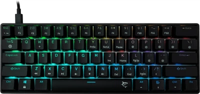 Клавіатура дротова WHITE SHARK Shinobi 2 Brown switches USB Black (SHINOBI-2-B-US-BROWN.SW)