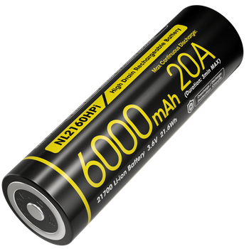Акумулятор 21700 (6000mAh) Nitecore NL2160HPi