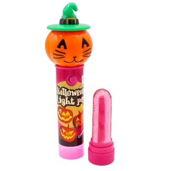 Леденец Halloween Pumpkin Light Pop Светящаяся тыква 11г