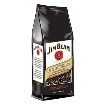 Молотый кофе Jim Beam Vanilla Bourbon Flavored Ground Coffee Бурбон 340г