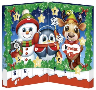 Адвент Календарь Kinder Advent Calendar (Новогодние Герои) 127г