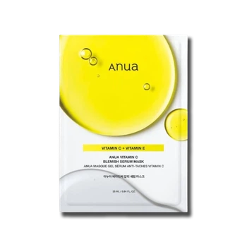 Освітлююча тканинна маска з вітаміном С Anua Green Lemon Vita C Blemish Serum Mask
