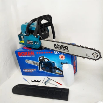 Бензопила Boxer BX-102 5,9 Квт С Двумя Направляющими И Цепями