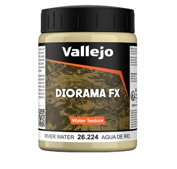 Паста Vallejo 26224 Diorama FX Текстури води – Річкова вода 200 мл (8429551262248)
