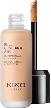 Тональний флюїд Kiko Milano Full Coverage 2 в 1 WR30 Warm Rose 25 мл (8059385018232)