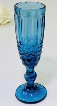 Стакан-шампанське «Вінтаж» синій OCT-DKC79318D, blue SR04720SC