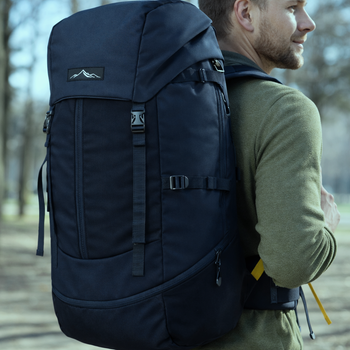 Легкий походный, туристический рюкзак с дождевиком 45L темно-синий Adventuridge (sum0028865)