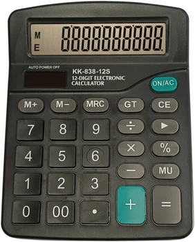 Калькулятор 12-разрядный KLERK 150х120х26 мм (Я78591_KL6140)