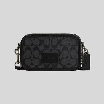 Сумка Coach Wyatt Crossbody In Signature Canvas через плече шкіряна коуч