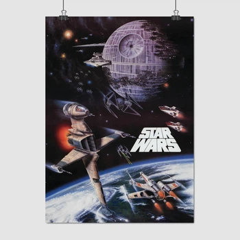 Постер Звёздные Войны, атака на Звезду Смерти, Star Wars, Death Star, A3 41×30 см (id1652)